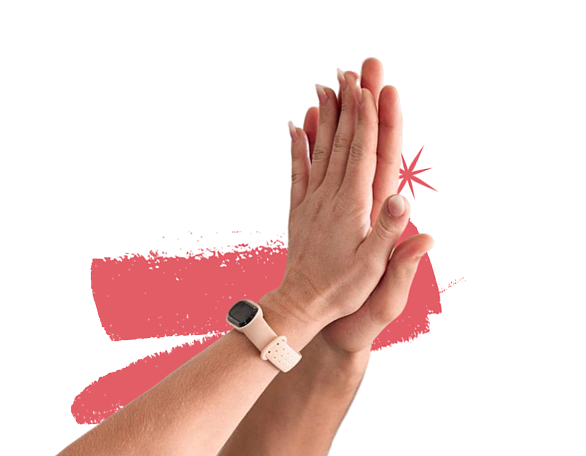 zwei Hände schlagen ein
